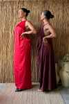 Comprar Vestido halter satinado