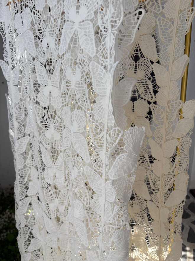 Vestido calado crochet