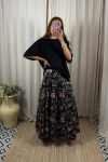 Comprar Falda estampada popelin