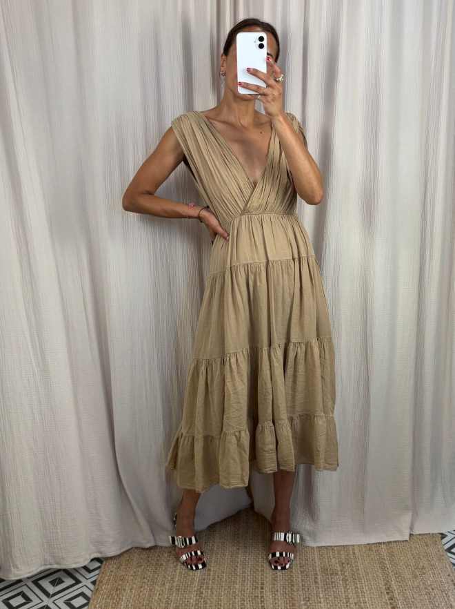 Vestido midi bohemio